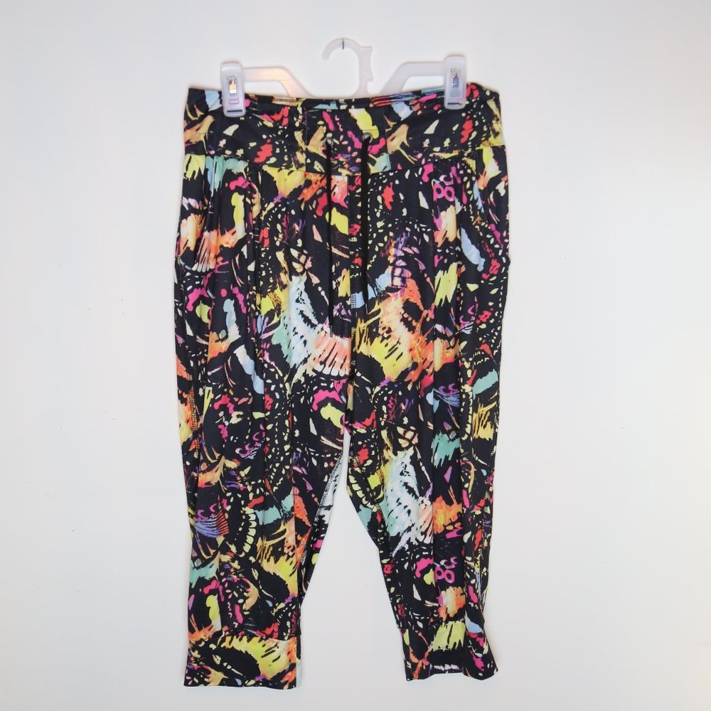 Fun Rainbow Athletic Capris w/ Pockets